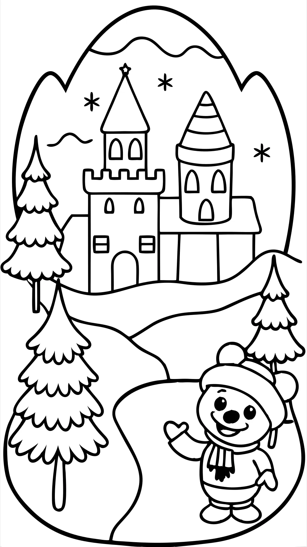 frozen coloring pages free